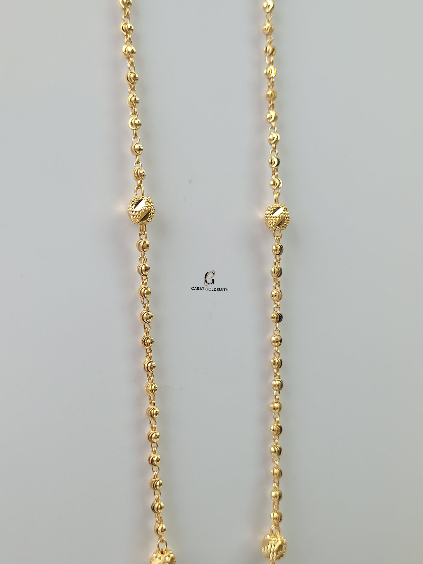 LINE CUTTING BEADED CHAIN