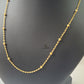 GOLD DOTTED 10 BEADS CHAIN