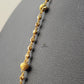 GOLD DOTTED 10 BEADS CHAIN