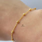 GOLD SATELLITE CHAIN BRACELET - DESIGN 5