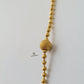 GOLD SAND BLAST BALL BRACELET