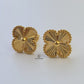 GOLD FLOWER STUD