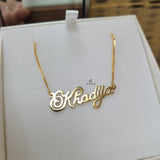 LIGHTWEIGHT ENGLISH NAME NECKLACE | MADE TO ORDER | DISPATCHED WITHIN 1 WEEK