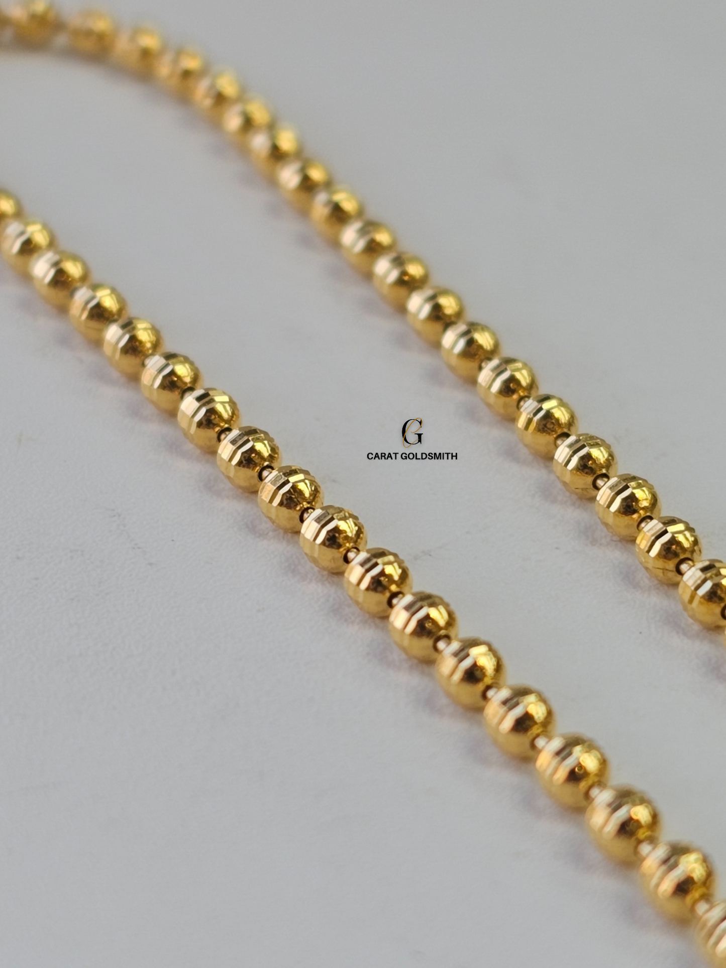 GOLD BEADED ANKLET