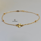 GOLD SATELLITE FLOWER BRACELET