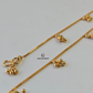 GOLD DROP CHARM ANKLET