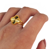 GOLD FLOWER RING