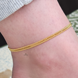 FLAT BOX CHAIN ANKLET