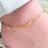 DOUBLE DESIGN ANKLET