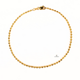 GOLD BEADED ANKLET