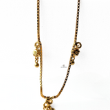 GOLD DROP CHARM ANKLET