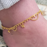 DRAPED CHAIN ANKLET