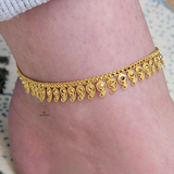 GOLD PAISLEY ANKLET