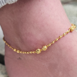 DIAMOND CUT STATION ANKLET