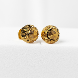 INTRICATE DESIGN CIRCLE STUDS