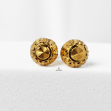 INTRICATE DESIGN CIRCLE STUDS