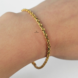 SOLID ROPE CHAIN BRACELET