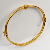 GOLD NAIL CUFF BANGLE