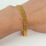 FLAT MESH WIDE BRACELET