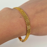 FLAT MESH WIDE BRACELET