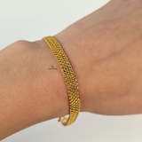 FLAT MESH WIDE BRACELET