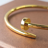 GOLD NAIL CUFF BANGLE