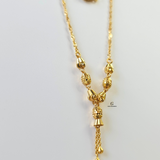 BEADED DANGLE NECKLACE