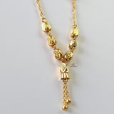 DIAMOND CUT DANGLE NECKLACE