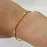DAINTY BEADED STATION BRACELET