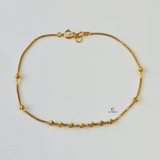 DAINTY BEADED STATION BRACELET