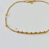 DAINTY BEADED STATION BRACELET