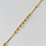 DAINTY BEADED STATION BRACELET