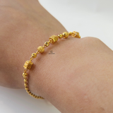 INTRICATE BEADED BLOCK BRACELET