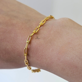 PAPERCLIP GOLD BRACELET