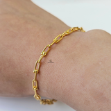 PAPERCLIP GOLD BRACELET
