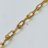 PAPERCLIP GOLD BRACELET
