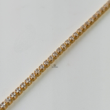 GOLD TENNIS BRACELET
