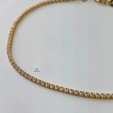 GOLD TENNIS BRACELET