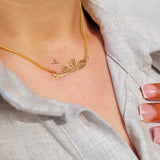 LIGHTWEIGHT ARABIC NAME NECKLACE | MADE TO ORDER | DISPATCHED WITHIN 1 WEEK