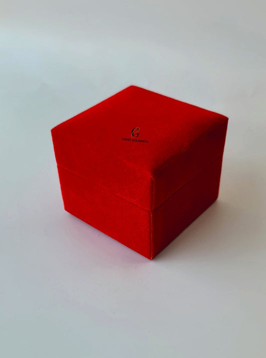 RING (VELVET) BOX, RED