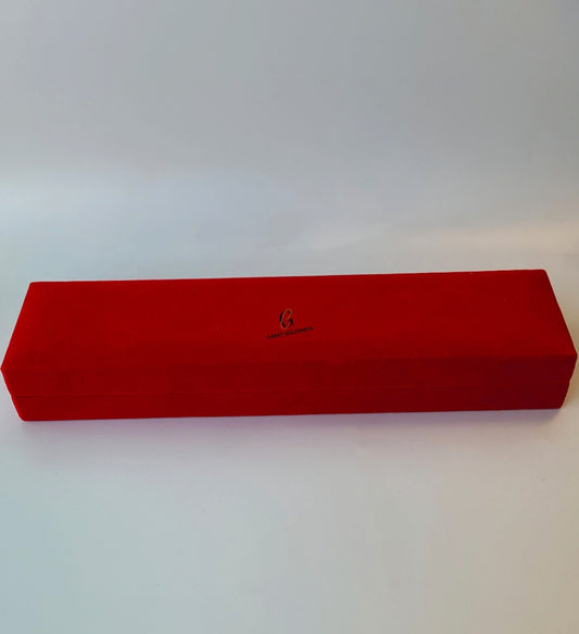 BRACELET (VELVET) BOX, RED