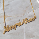 LIGHTWEIGHT ENGLISH NAME NECKLACE | MADE TO ORDER | DISPATCHED WITHIN 1 WEEK