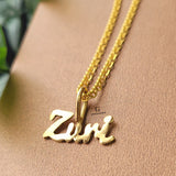 LIGHTWEIGHT ENGLISH NAME NECKLACE | MADE TO ORDER | DISPATCHED WITHIN 1 WEEK