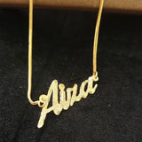 LIGHTWEIGHT ENGLISH NAME NECKLACE | MADE TO ORDER | DISPATCHED WITHIN 1 WEEK