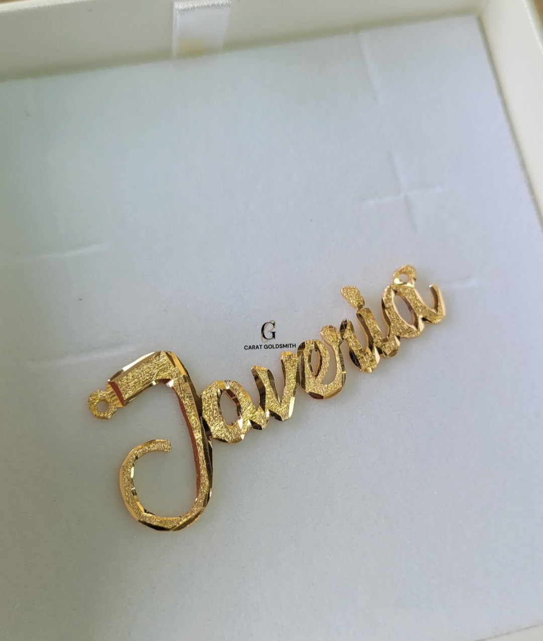 HEAVY ENGLISH NAME NECKLACE | MADE TO ORDER | DISPATCHED WITHIN 1 WEEK