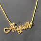 HEAVY ENGLISH NAME NECKLACE | MADE TO ORDER | DISPATCHED WITHIN 1 WEEK