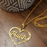 HEART NAME NECKLACE | MADE TO ORDER | DISPATCHED WITHIN 1 WEEK