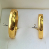 HIS AND HERS BANDS - POLISHED GOLD | MADE TO ORDER | DISPATCHED WITHIN 1 WEEK