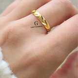 WOMENS BANDS WITH INTRICATE DIAMOND CUTTINGS | MADE TO ORDER | DISPATCHED WITHIN 1 WEEK