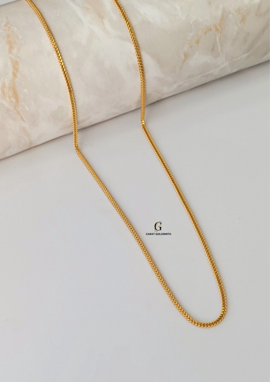 INTRICATE GOLD FOXTAIL CHAIN